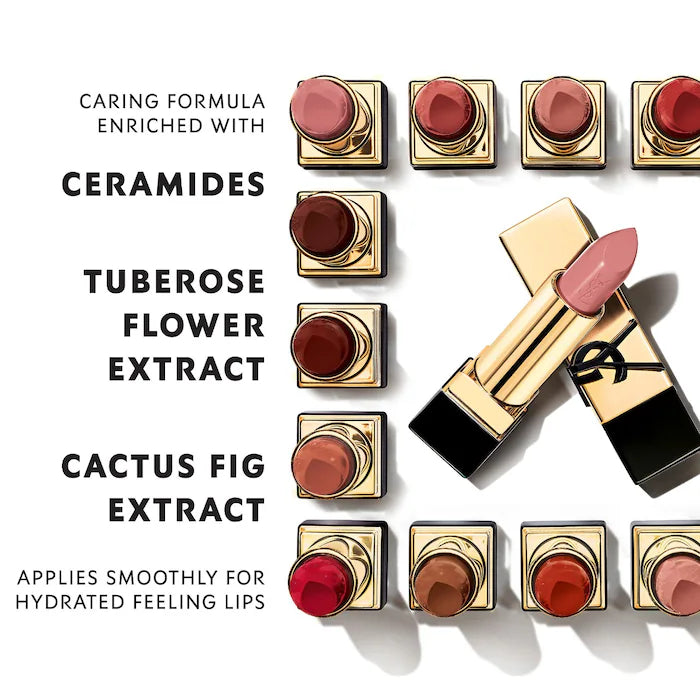 Yves Saint Laurent
Rouge Pur Couture Caring Satin Lipstick with Ceramides