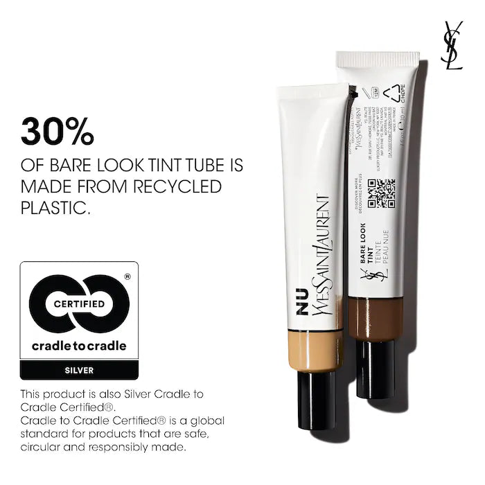 Yves Saint Laurent
NU BARE LOOK TINT Hydrating Skin Tint Foundation with Hyaluronic Acid