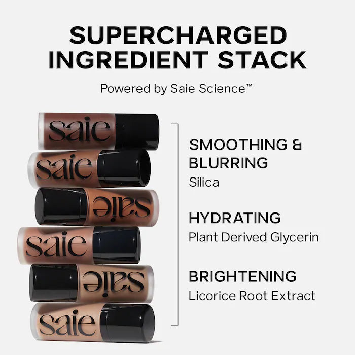 Saie
Dew Bronze Soft-Focus Sculpting Liquid Bronzer