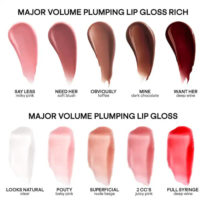 PATRICK TA
Major Volume Plumping Lip Gloss