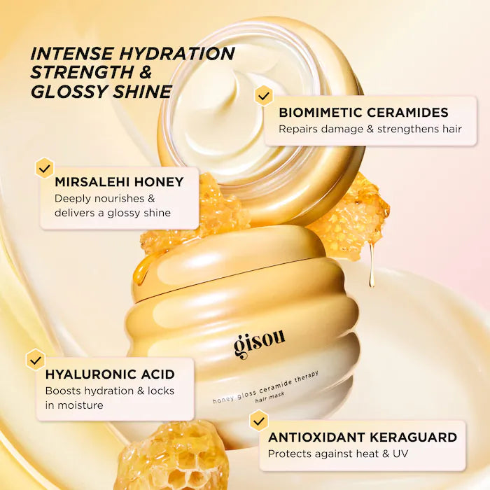Gisou
Honey Gloss Ceramide Therapy Hydrating Hair Mask