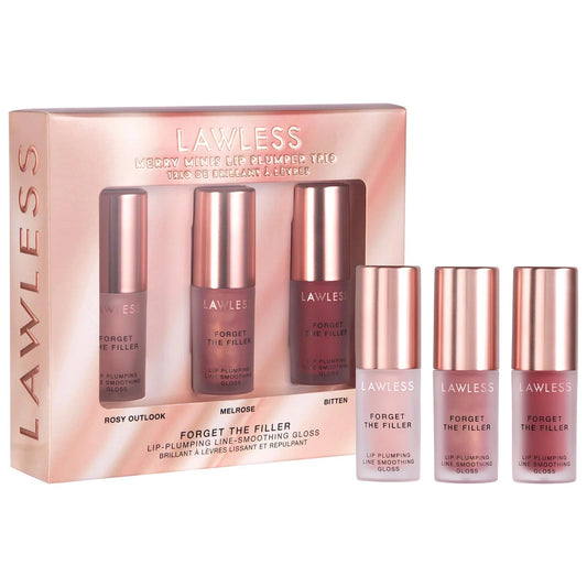 LAWLESS Merry Minis Lip Plumper Gloss Trio Set *Pre-Order*