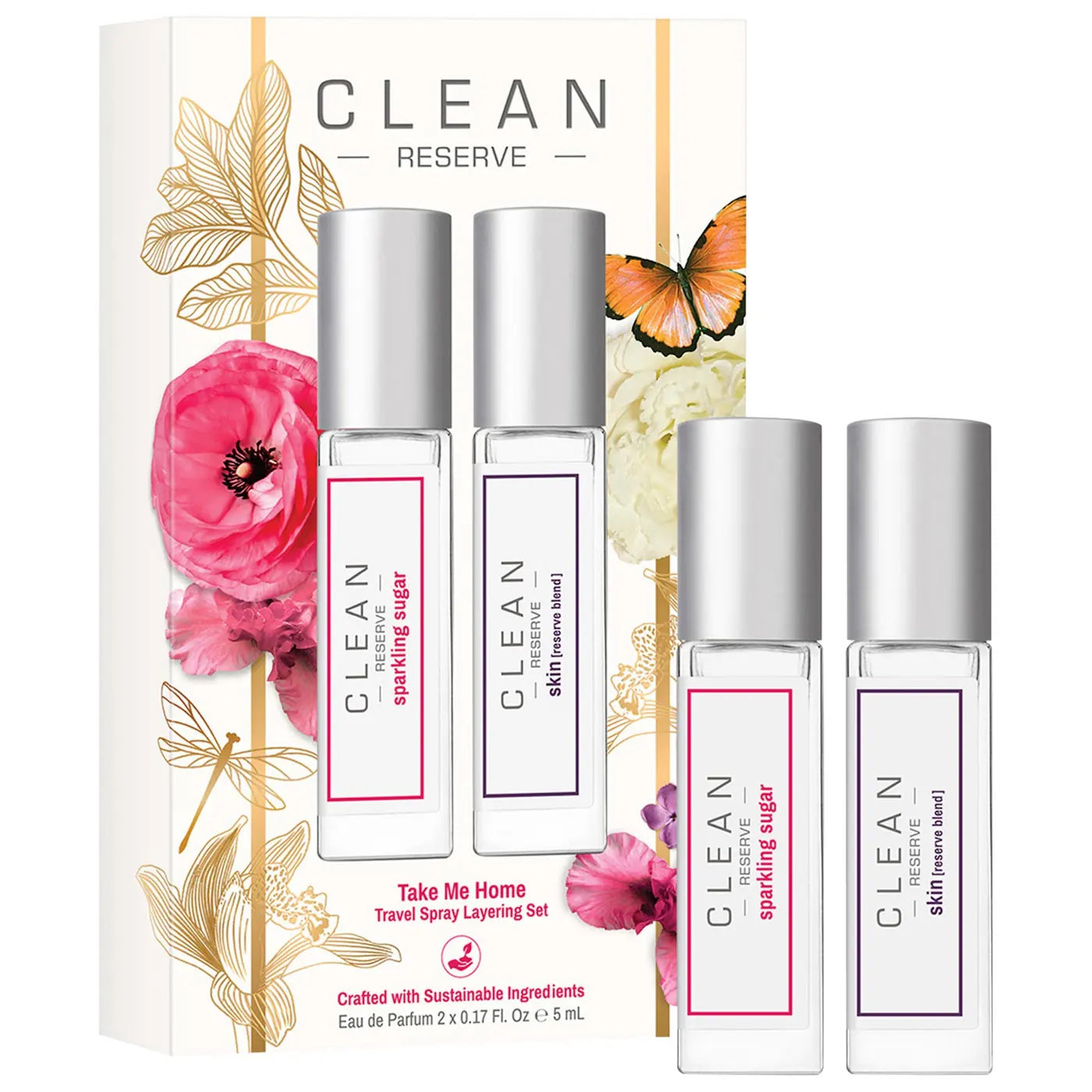 CLEAN RESERVE Take Me Home Travel Spray Fragrance Duo Set *Pre-Order*