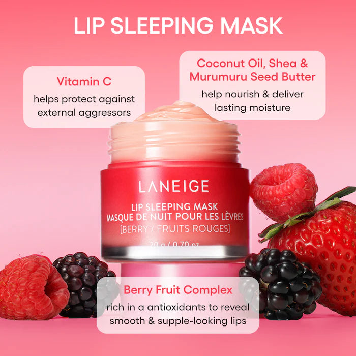 LANEIGE 
Lip Sleeping Mask Intense Hydration with Vitamin C