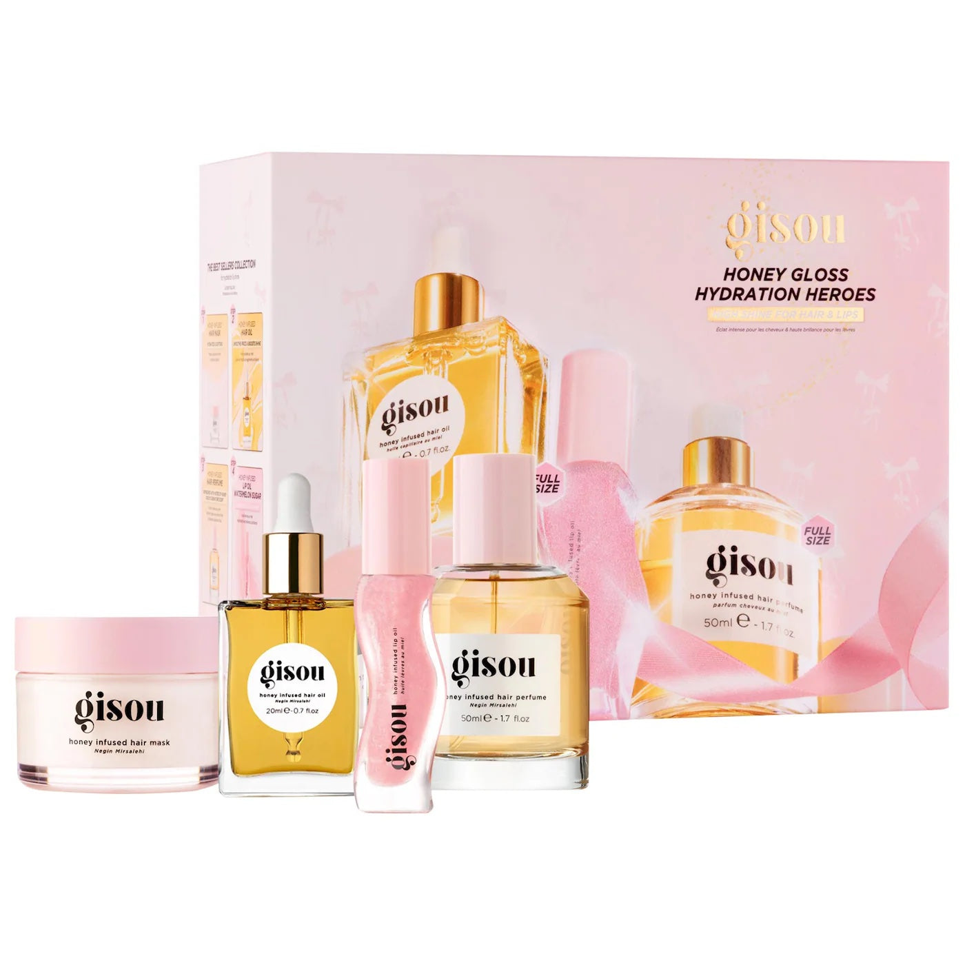 Gisou Honey Gloss Hydration Heroes Hair Value Set *Pre-Order*