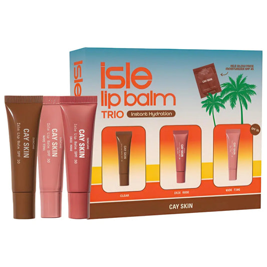 CAY SKIN Isle Lip Balm SPF 30 Holiday Lip Trio *Pre-Order*