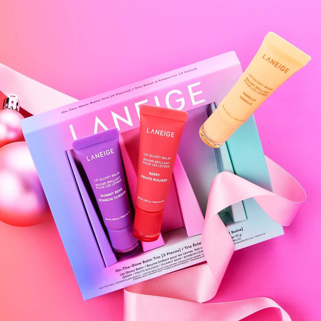 LANEIGE On-the-Glow Lip Balm Trio *Pre-Order*