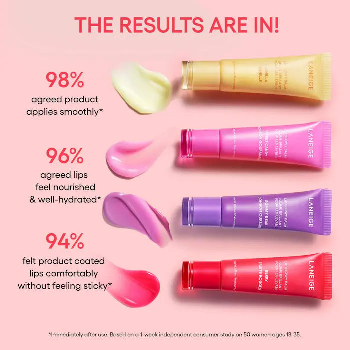 LANEIGE 
Lip Glowy Lightweight Hydration Balm with Shea Butter