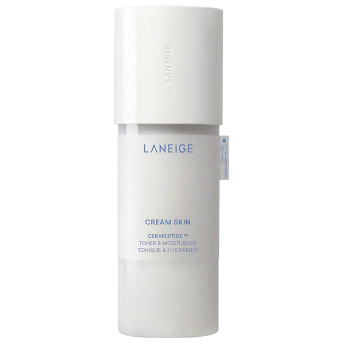 LANEIGE 
Cream Skin Refillable Toner & Moisturizer with Ceramides and Peptides
