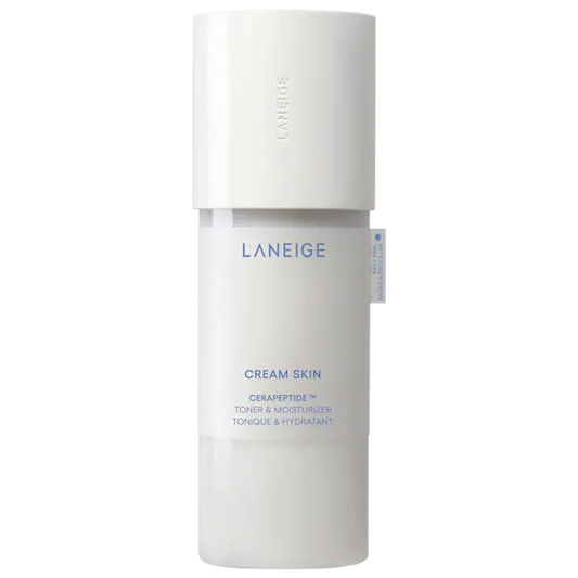 LANEIGE 
Cream Skin Refillable Toner & Moisturizer with Ceramides and Peptides