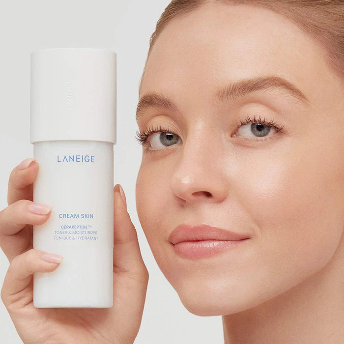LANEIGE 
Cream Skin Refillable Toner & Moisturizer with Ceramides and Peptides
