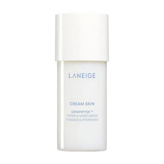 LANEIGE 
Mini Cream Skin Refillable Toner & Moisturizer with Ceramides and Peptides