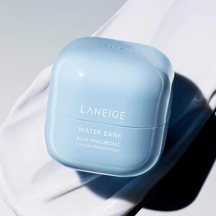 LANEIGE 
Mini Water Bank Blue Hyaluronic Cream Moisturizer for Moisture Barrier Repair