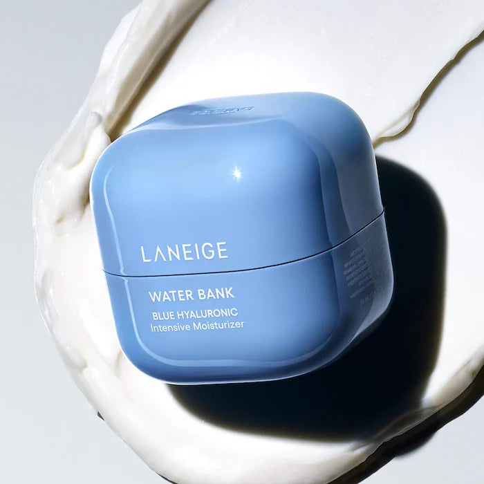LANEIGE 
Water Bank Blue Hyaluronic Intensive Moisturizer with Peptides + Squalane