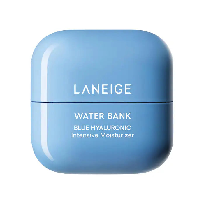 LANEIGE 
Mini Water Bank Blue Hyaluronic Intensive Moisturizer with Peptides + Squalane