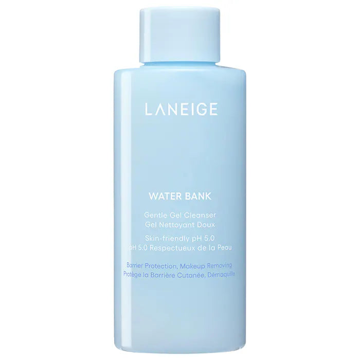 LANEIGE 
Mini Water Bank Gentle Gel Cleanser with Hyaluronic Acid
