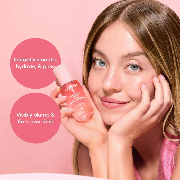 LANEIGE 
Bouncy & Firm Radiance Boosting Serum with Peony & Collagen Complex™