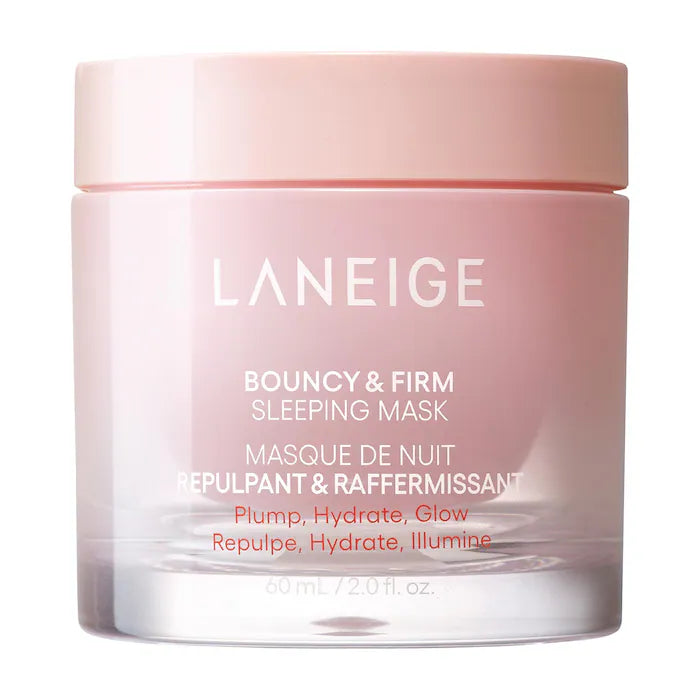LANEIGE 
Bouncy + Firm Radiance Boosting Sleeping Mask with Peony Collagen Complex