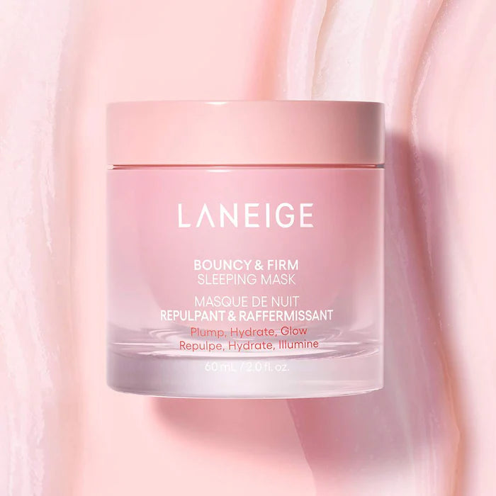 LANEIGE 
Bouncy + Firm Radiance Boosting Sleeping Mask with Peony Collagen Complex