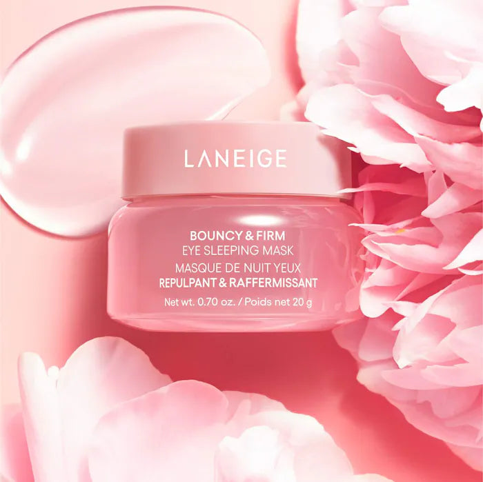 LANEIGE 
Bouncy & Firm Eye Brightening Sleeping Mask with Peony + Collagen Complex™