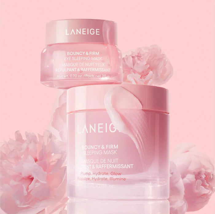 LANEIGE 
Bouncy & Firm Eye Brightening Sleeping Mask with Peony + Collagen Complex™