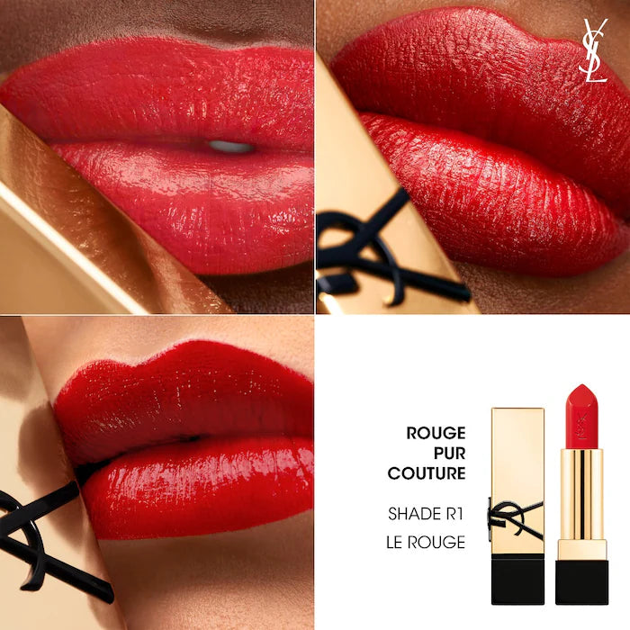 Yves Saint Laurent 
Rouge Pur Couture Caring Satin Lipstick with Ceramides