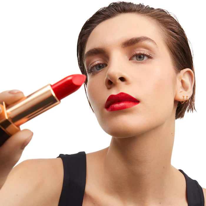 Yves Saint Laurent 
Rouge Pur Couture Caring Satin Lipstick with Ceramides