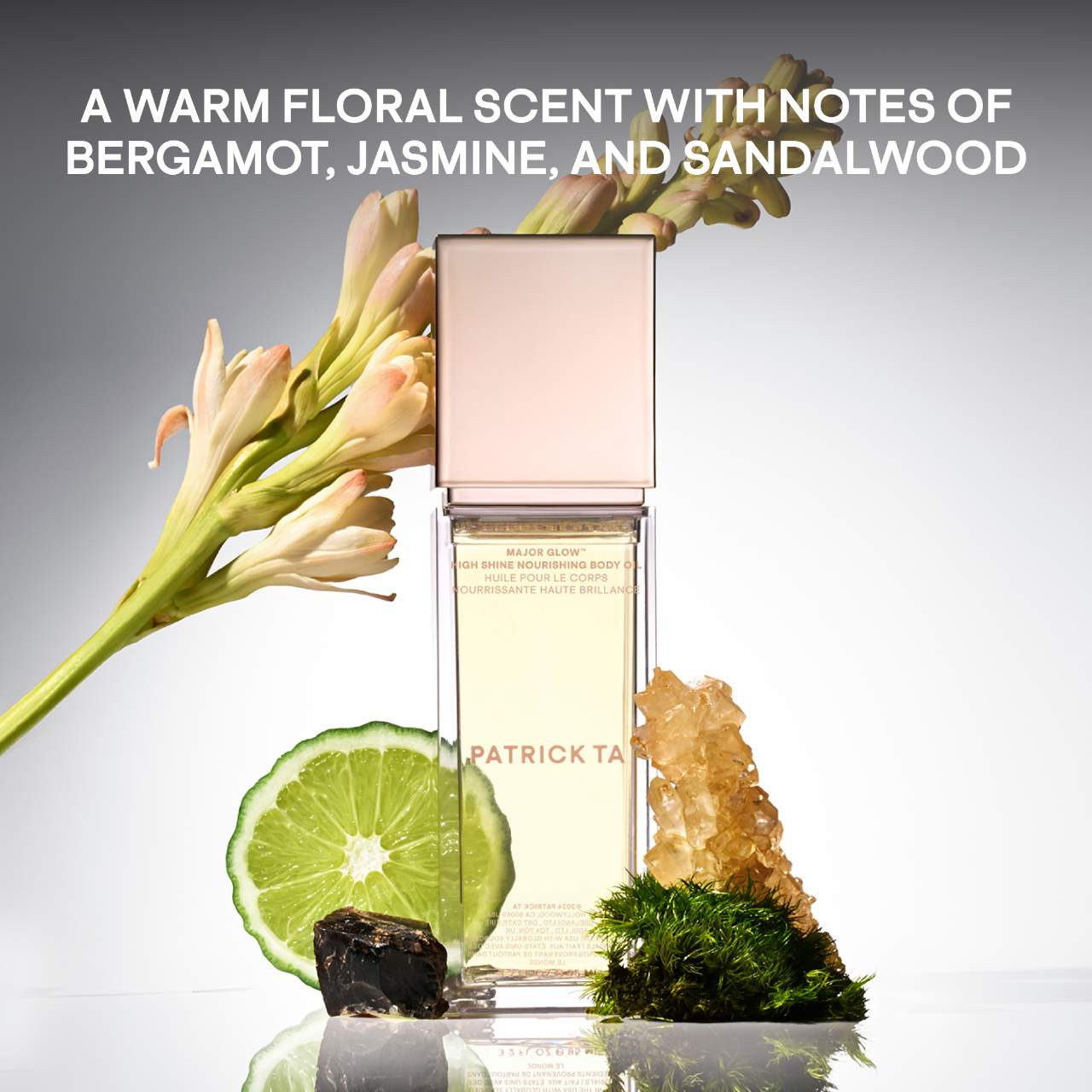 PATRICK TA 
Major Glow High Shine Nourishing Body Oil