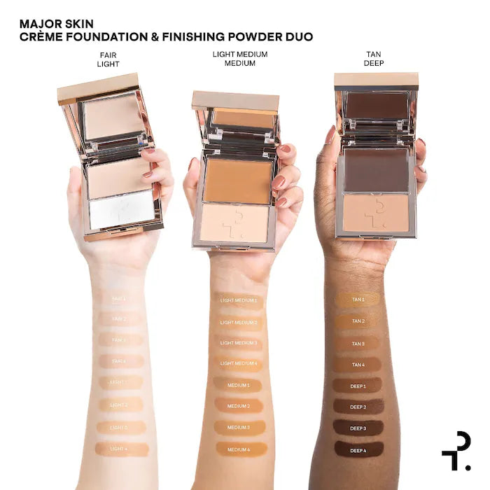 PATRICK TA 
Major Skin Crème Foundation and Finishing Powder Duo