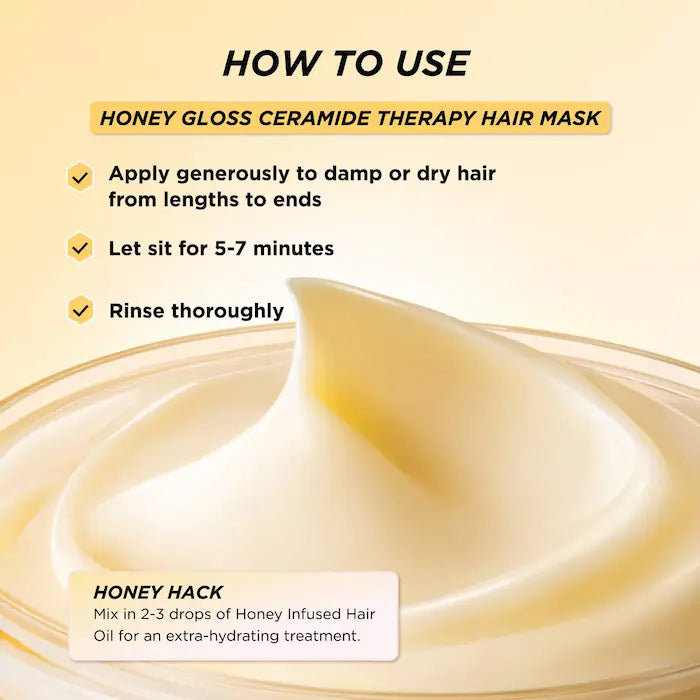 Gisou 
Honey Gloss Ceramide Therapy Hydrating Hair Mask