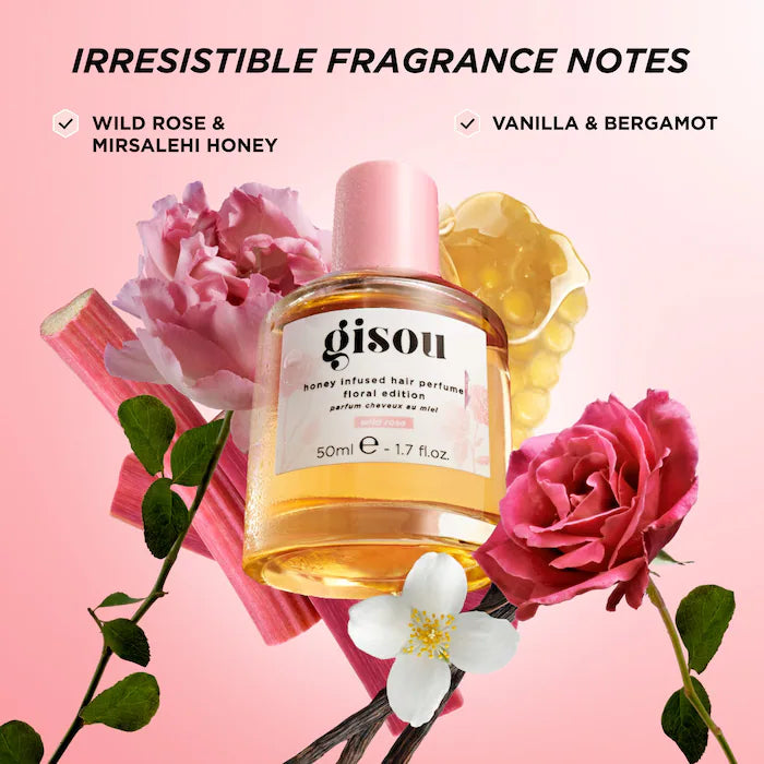 Gisou 
Wild Rose Honey Infused Hair Perfume