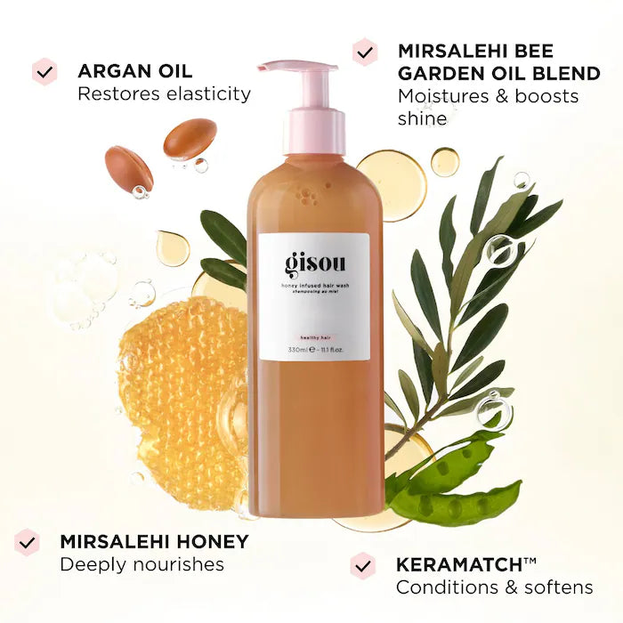 Gisou 
Honey Infused Hair Wash Shampoo