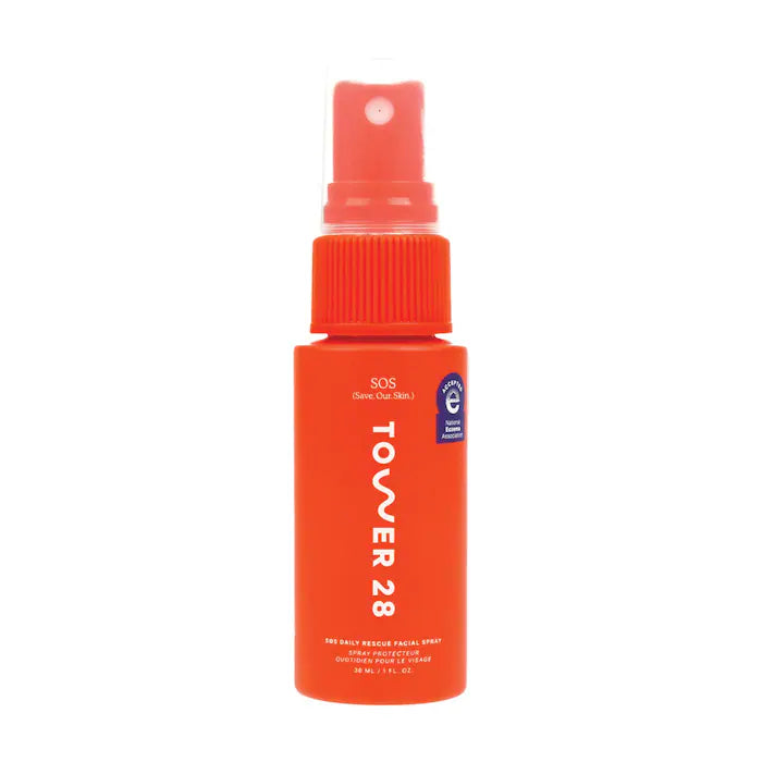Tower 28 Beauty 
Mini SOS Daily Rescue Facial Spray with Hypochlorous Acid
