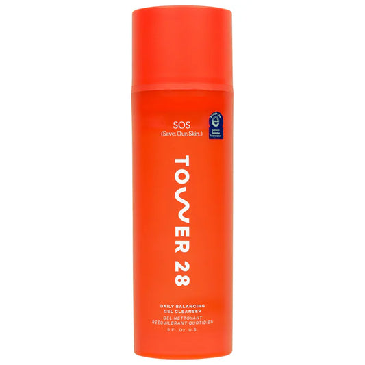 Tower 28 Beauty 
SOS Gentle Hydrating Gel Cleanser + Makeup Remover