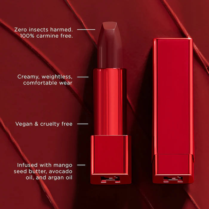 Hourglass 
Unlocked Satin Creme Lipstick- Red 0