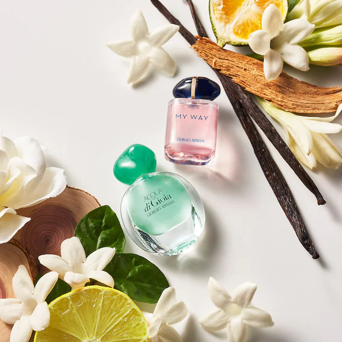 Armani Beauty
- Mini My Way & Acqua di Gioia Perfume Duo (PRE-ORDEN)