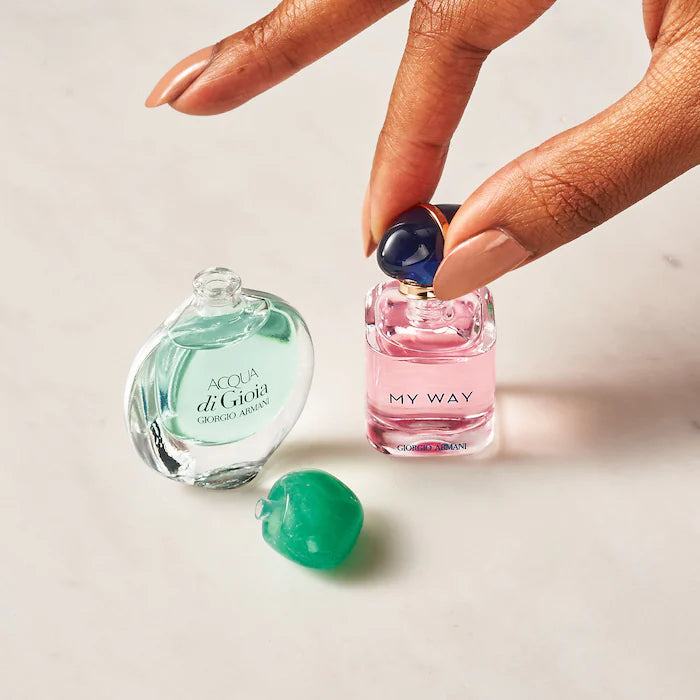 Armani Beauty
- Mini My Way & Acqua di Gioia Perfume Duo (PRE-ORDEN)