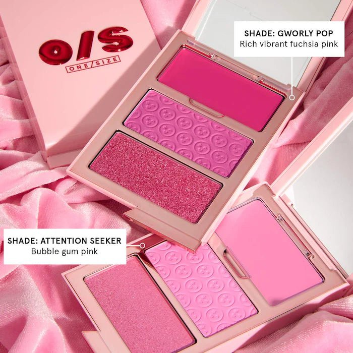 ONE/SIZE -Cheek Clapper 3D Blush Trio Palette (Pre-Orden)