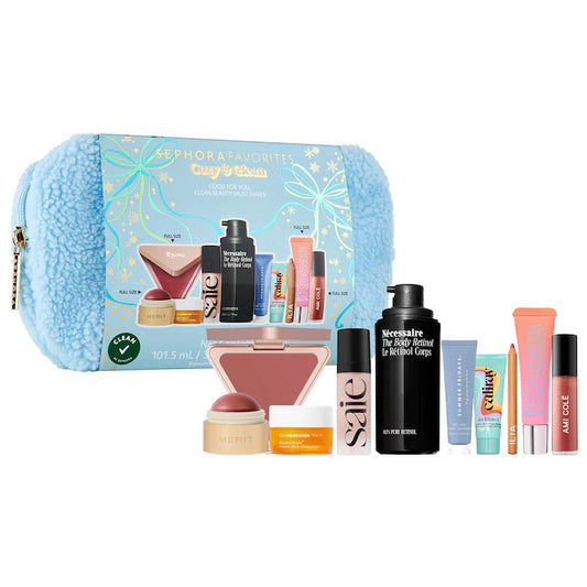 Sephora Favorites
Cozy and Clean Makeup and Skincare Set (PRE-ORDEN)