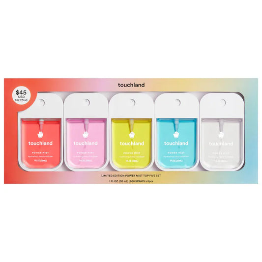 Touchland
Limited Edition Power Mist Top Five Value Set (PRE-ORDEN)